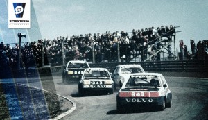 The Volvo R-Team in the Swedish Championship at Kinnekulle 1980.