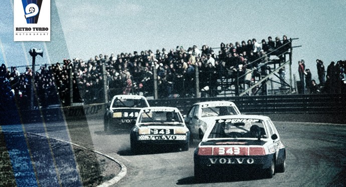 The Volvo R-Team in the Swedish Championship at Kinnekulle 1980.