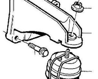 Volvo 16v 3514485 engine mount right
