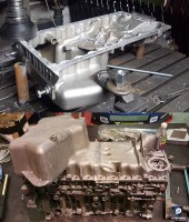 Shortened Volvo v90 960 6 cylinder sump for T5 engine