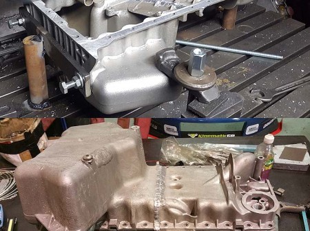 Shortened Volvo v90 960 6 cylinder sump for T5 engine