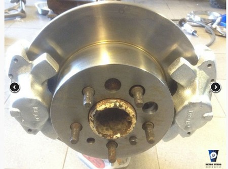 Volvo 240 245 242 Turbo double brake adapter plates. Second brake caliper adapter KIT.
