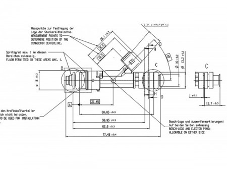 BOSH 1700cc Injector