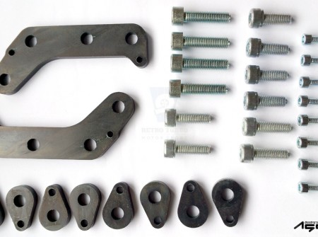 Volvo 240 245 242 to S60R Brake Caliper Adapters Rear Axle