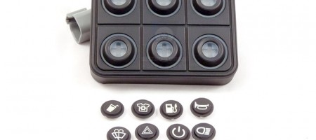 EcuMaster 6 key keyboard BLACK PMU CLASSIC