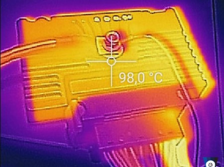 EcuMaster PMU temperature under heavy load