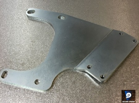 Volvo 740 940 hydraulic handbrake lever adapter plate