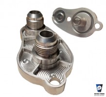 Volvo 240 740 940 Engine blockB230 B23 breather adapter 19mm ALU
