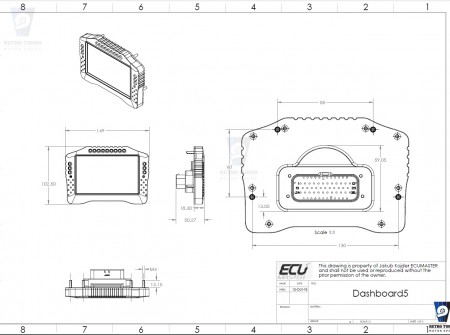 Ecumaster ADU5 wymiary CAD