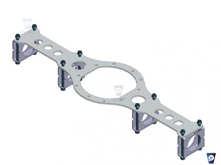 volvo 240 740 940 solid rear axle 1030 1031 reinforcement plate KIT