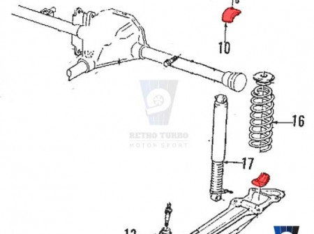 Volvo 940 740 rear axle delrin bush Volvo OE 1272399
