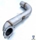 Volvo 240 242 245 T5 T6 downpipe stainsless steel LHD
