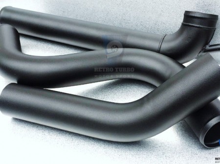 Volvo 240 245 242 T5 RWD whiteblock SWAP KIT1 Tryckrörskit T5 Pulverlackerat