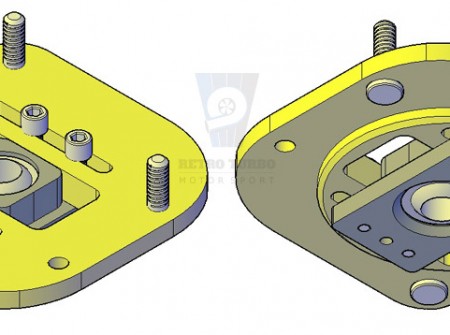 Volvo 850 C70 S70 V70 racing camberplates competition top plates unibal