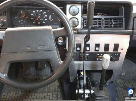 volvo 240 242 aluminium center consol panel