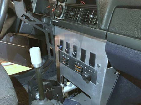 volvo 240 242 aluminium consol panel