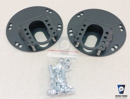 volvo 740 940 drifting lowering solid top plates for BC coilovers extra camber