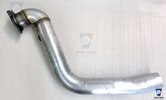Volvo 740 940 3'' downpipe for redblock mitsubishi 16 - 22T angled turbo Vinklade 16-22T